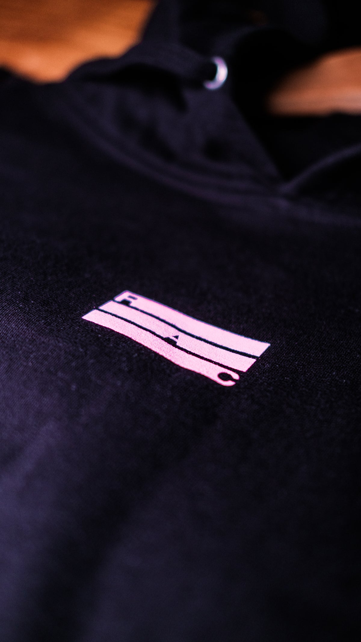 RAC - Pink Bar Hoodie — original product photo 3