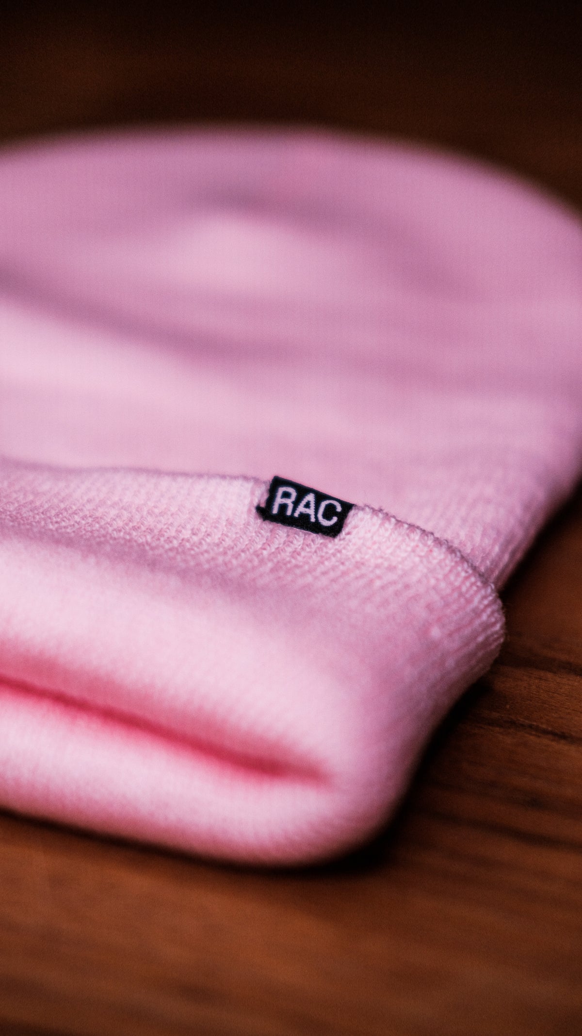 RAC - Pink Knit Beanie — original product photo 1