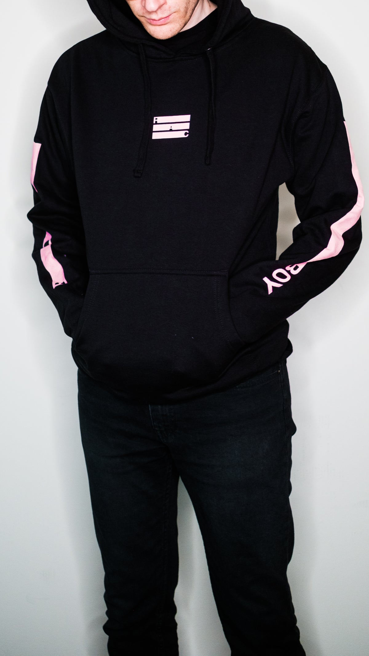 RAC - Pink Bar Hoodie — original product photo 1